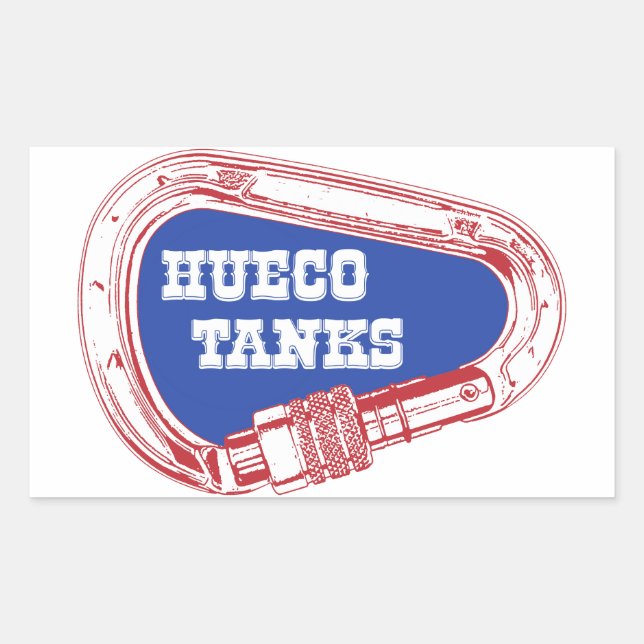 Hueco Tanks Carabiner Sticker (Front)