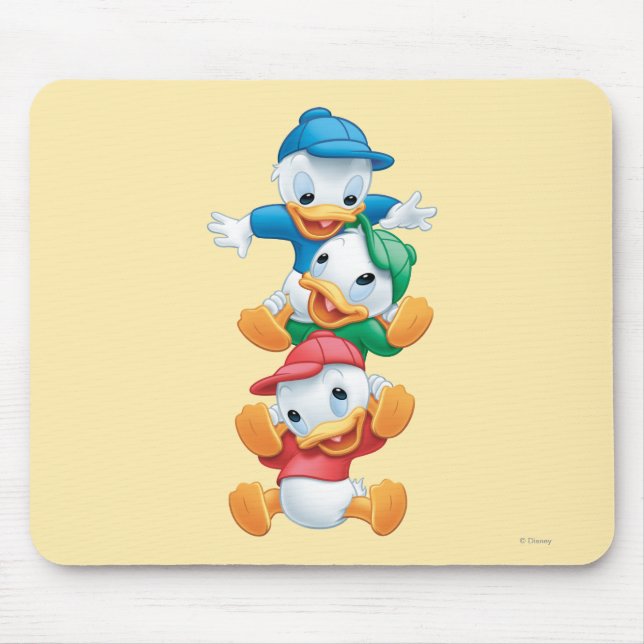 Huey, Dewey, and Louie | Stacked Mouse Pad (Front)