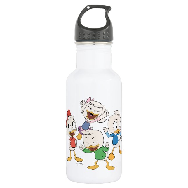 Huey, Dewey, Louie & Webby 532 Ml Water Bottle (Front)