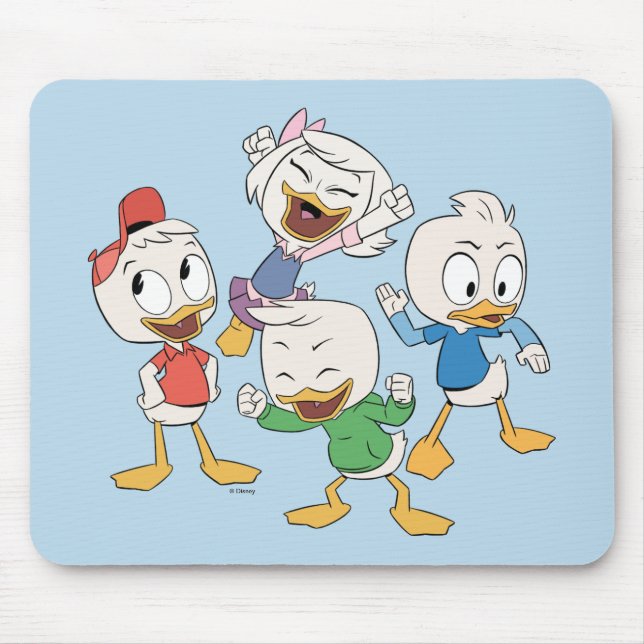 Huey, Dewey, Louie & Webby Mouse Pad (Front)