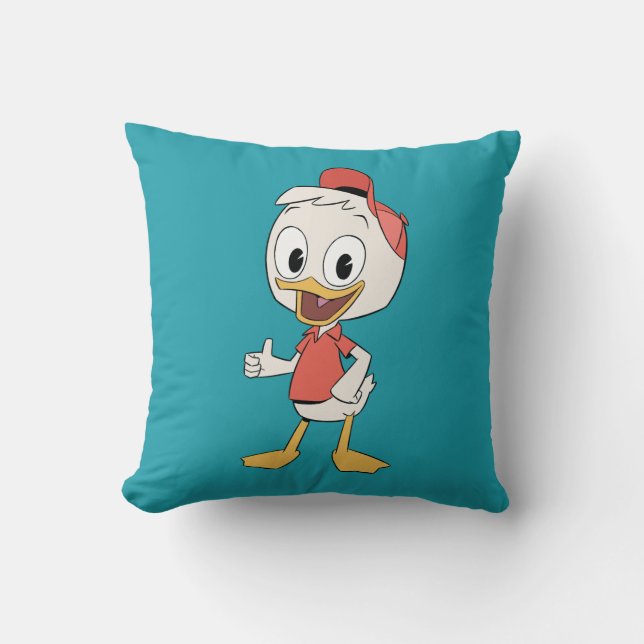 Huey Duck Throw Pillow (Front)