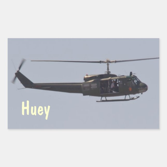Huey helicopter sticker (Front)