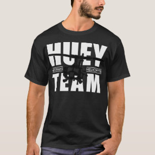 Huey Veterans Pilots Mechanics Team Huey Helicopte T-Shirt