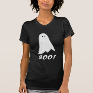 Huez ! T-shirt mignon de fantôme de Halloween