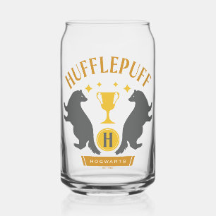 HUFFLEPUFF™ Badger and Cup House Pride Graphic Can Glass