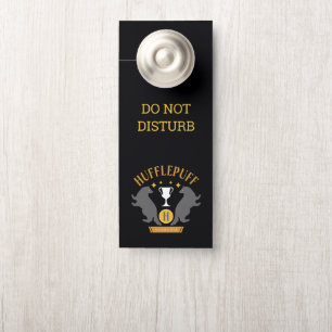 HUFFLEPUFF™ Badger and Cup House Pride Graphic Door Hanger