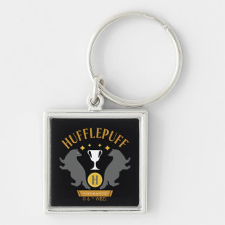 HUFFLEPUFF™ Badger and Cup House Pride Graphic Keychain