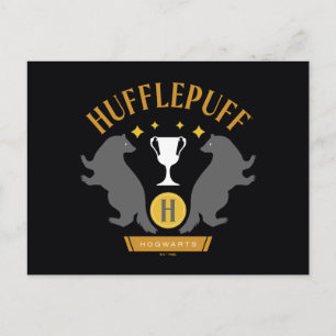 HUFFLEPUFF™ Badger and Cup House Pride Graphic Postcard