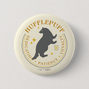 HUFFLEPUFF™ Badger House Pride Badge 2 Inch Round Button