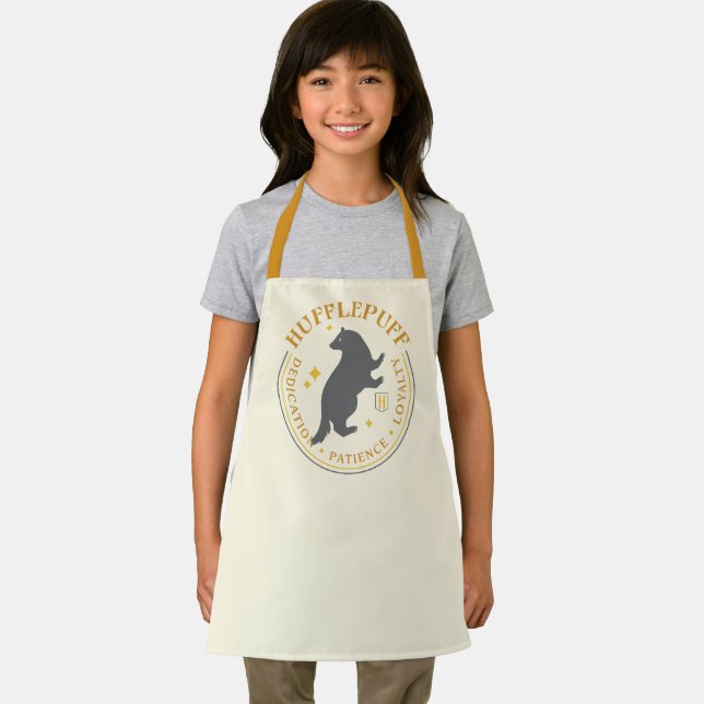 HUFFLEPUFF™ Badger House Pride Badge Apron (Insitu)