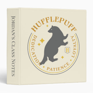 HUFFLEPUFF™ Badger House Pride Badge Binder