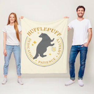 HUFFLEPUFF™ Badger House Pride Badge Fleece Blanket