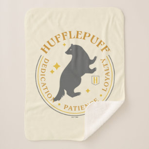 HUFFLEPUFF™ Badger House Pride Badge Sherpa Blanket
