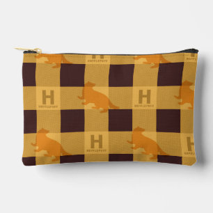 HUFFLEPUFF™ Check Plaid Pattern Accessory Pouch