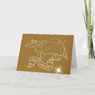 HUFFLEPUFF™ Constellation Graphic Holiday Card
