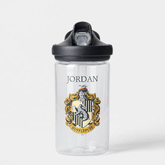 Hufflepuff Crest | Add Your Name Water Bottle