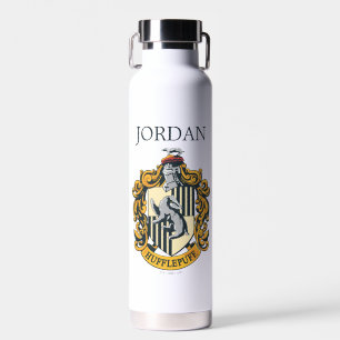Hufflepuff Crest Add Your Name Water Bottle