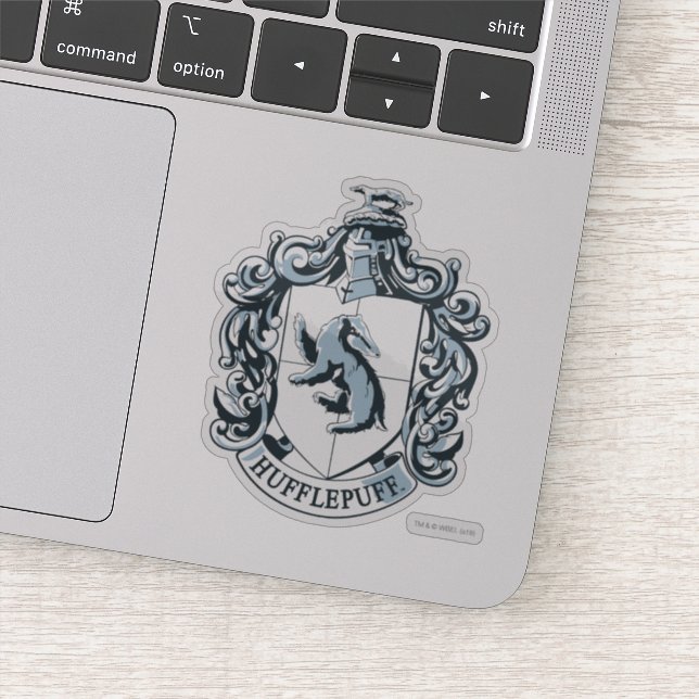Hufflepuff Crest Blue (Detail)