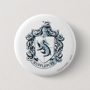 Hufflepuff Crest Blue 2 Inch Round Button