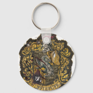 Hufflepuff Crest - Destroyed Keychain