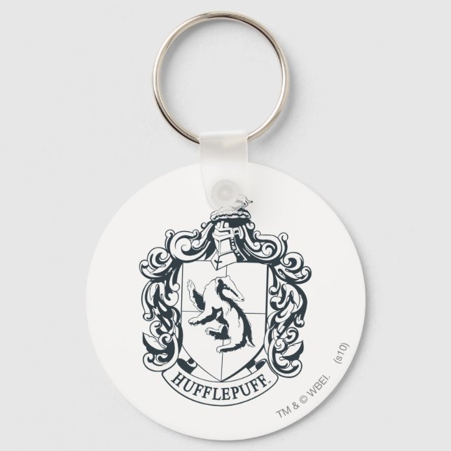 Hufflepuff Crest Keychain (Front)
