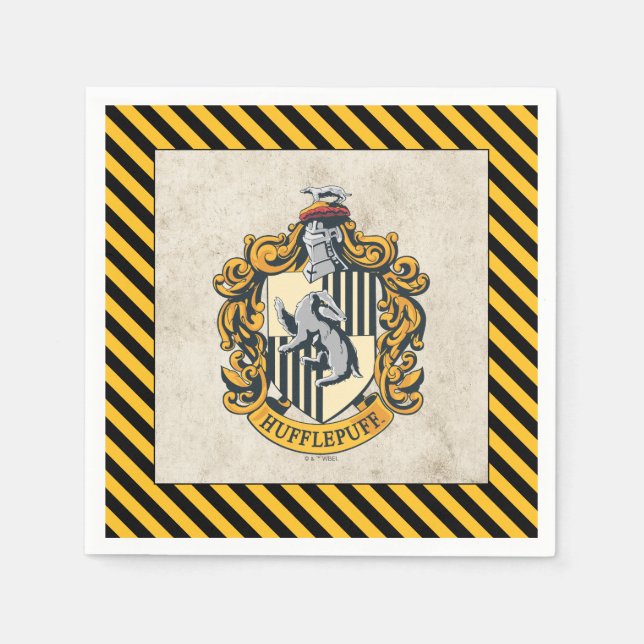 Hufflepuff Crest Napkin (Front)