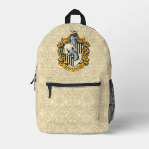 Hufflepuff Crest Printed Backpack