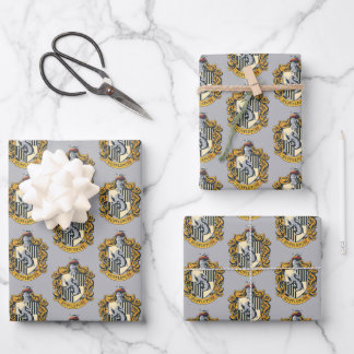 Hufflepuff Crest Wrapping Paper Sheet