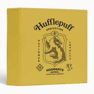 HUFFLEPUFF™ Dedication Patience Loyalty Crest Binder