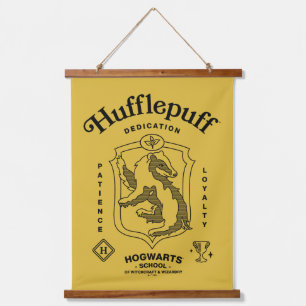 HUFFLEPUFF™ Dedication Patience Loyalty Crest Hanging Tapestry