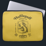 HUFFLEPUFF™ Dedication Patience Loyalty Crest Laptop Sleeve<br><div class="desc">Celebrate loyalty, patience, and unwavering dedication with this bold Hufflepuff™ crest design. Featuring the proud badger set within a classic shield, this striking artwork highlights the house’s defining traits — Dedication, Patience, and Loyalty — in a timeless, vintage-inspired layout. Rendered in signature house colors with detailed linework and subtle magical...</div>