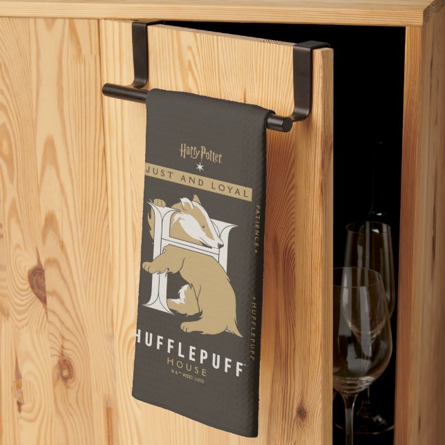 HUFFLEPUFF™ House Just And Loyal Kitchen Towel (Thirds Fold)