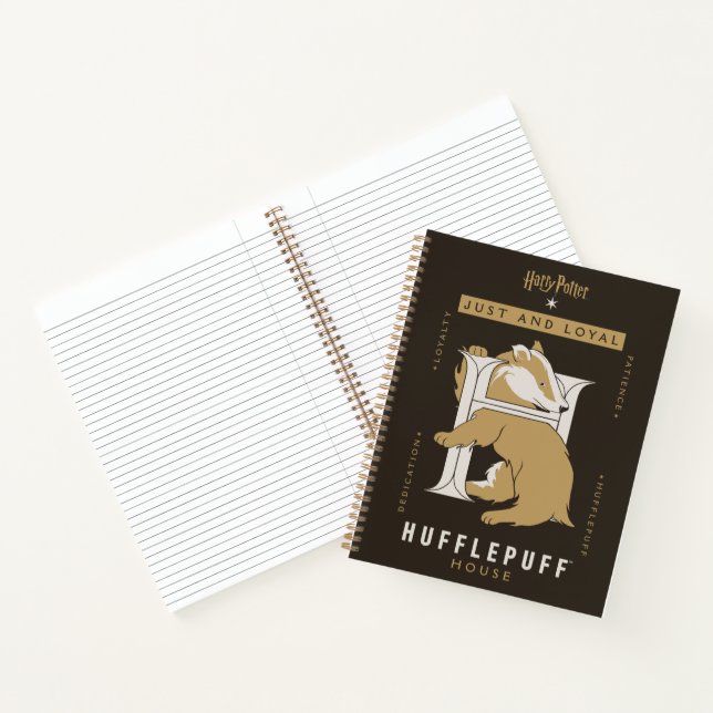 HUFFLEPUFF™ House Just And Loyal Notebook (Inside)