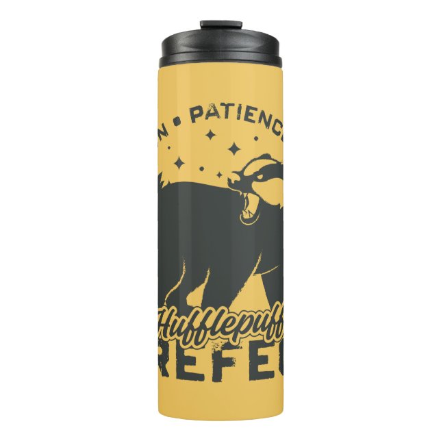 HUFFLEPUFF™ Prefect Badge Thermal Tumbler (Front)