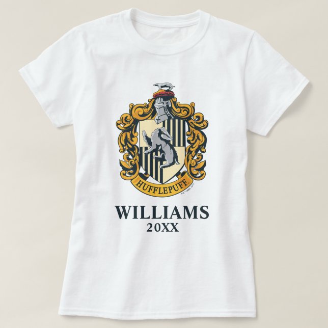 Hufflepuff | T-shirt vacances en famille (Design devant)