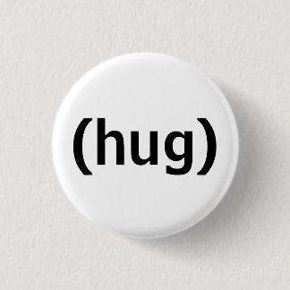 (hug) 1 inch round button