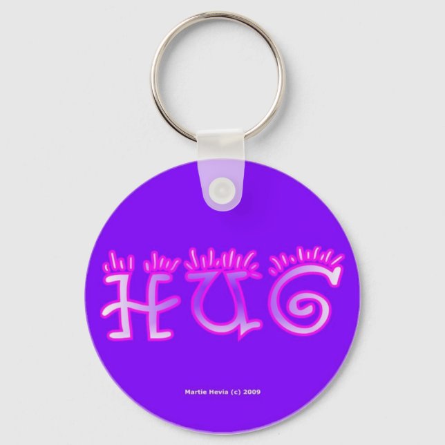 Hug (4a) Keychain (Front)