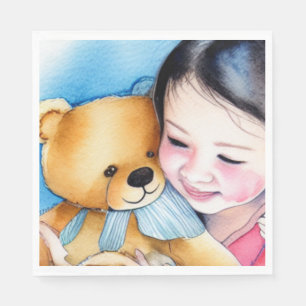 Hug a Bear Napkin