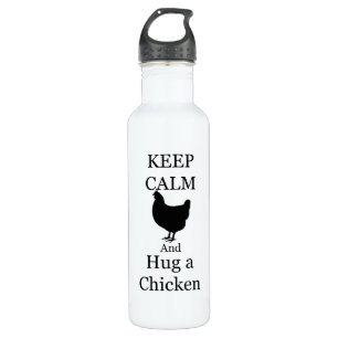 Hug a Chicken 710 Ml Water Bottle