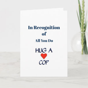 Hug a Cop Thank You