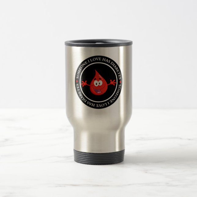 Hug a Diabetic Travel Mug (Center)