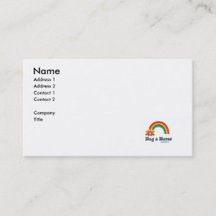 Hug a Nurse Business Card