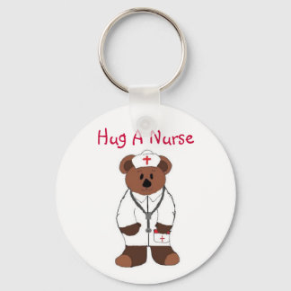 Hug A Nurse Keychain
