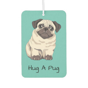 Hug A Pug Photo Air Freshener
