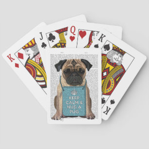 Hug a Pug Playing Cards