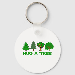 Hug a Tree Keychain