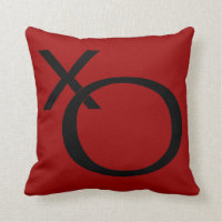 hug and kiss pillow xo design