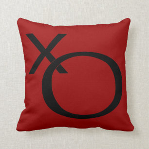 hug and kiss pillow xo design