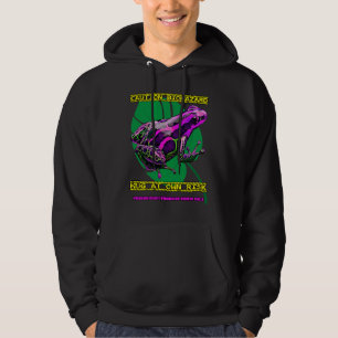 Hug at own Risk Poison Dart Frog Costa Rica Biohaz Hoodie