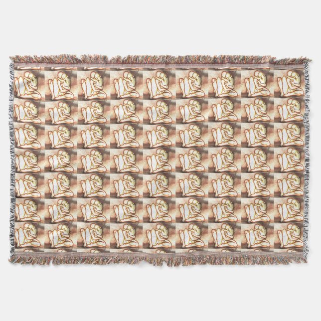 Hug Blanket Loving Embrace Throw Blanket Gifts (Front)
